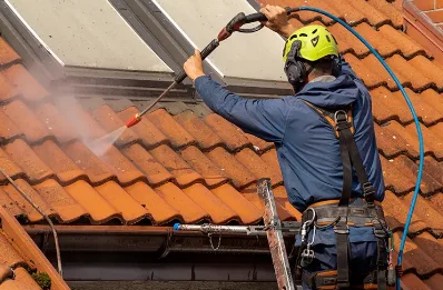 Démoussage et hydrofuge de toiture à Authon